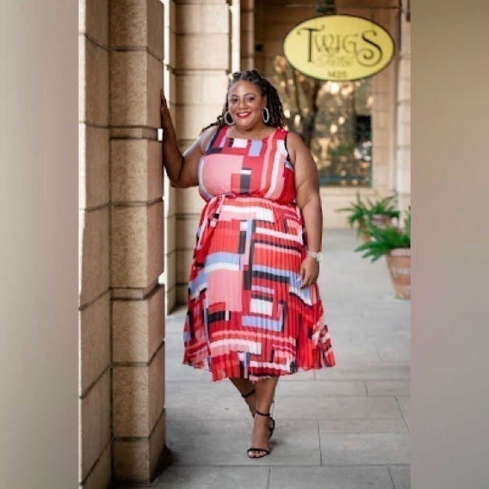 NWT Lane Bryant MIDI DRESS Sz 20 - Picture 9 of 9